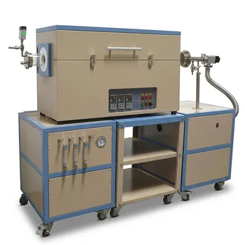 三温区石英管式炉（配三通道气体混合器、真空泵及防腐蚀真空计）