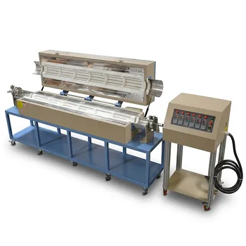 六温区开启式管式炉 1.8米石英管 1200°C高温加热系统