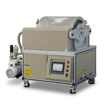 用于AI材料研究的6英寸外径滑动法兰自动化1200℃管式炉