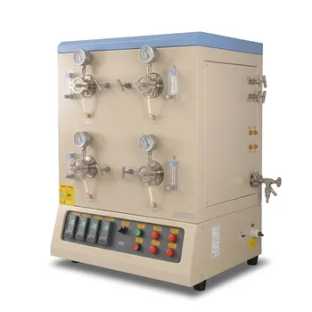 1500°C高温四通道管式炉，配备氧化铝管，适用于高通量退火及相图研究