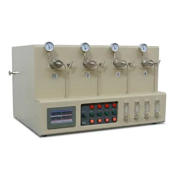 高温1700℃四通道管式炉 1英寸氧化铝管 高通量退火专用