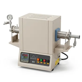 1500°C 高温紧凑型管式炉（2英寸外径），配备真空法兰及全套配件