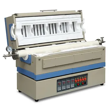 1500°C 五温区开启式管式炉（配84mm莫来石管及真空法兰）