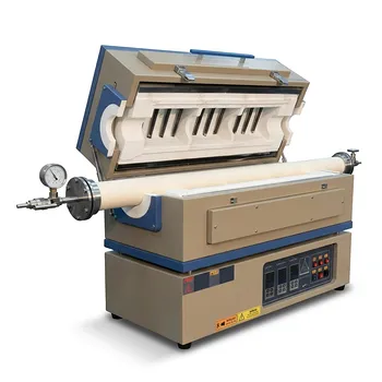 1600°C 三温区开启式管式炉（配氧化铝管及真空法兰）