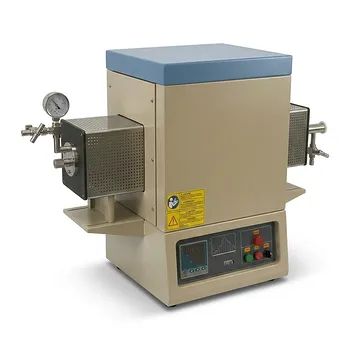 带 5 英寸加热区、高纯氧化铝管和真空密封法兰的 1700°C 高温台式管式炉