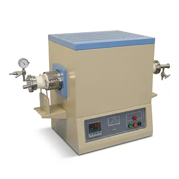 1700°C 高温氧化铝管式炉，配备 18 英寸加热区及真空密封法兰