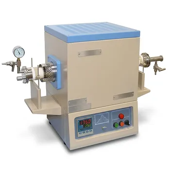 高温紧凑型真空管式炉 1750°C 最高温度 60mm 外径氧化铝管