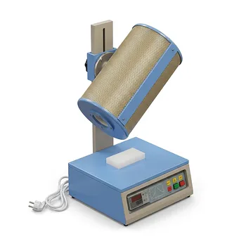 用于 DIY 管式反应器的 1100°C 立式实验室炉，配备 PID 温度控制器