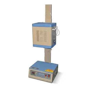 适用于1英寸和2英寸处理管的高温立式分体管式炉，配备PID温度控制器