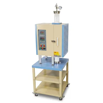 1100°C 双温区立式开启型管式炉（配4英寸石英管及真空密封法兰）