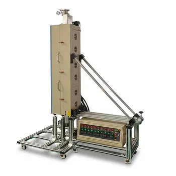 1200°C 十温区开启式管式炉，支持水平与垂直安装，适用于多温区热梯度及大直径材料加工