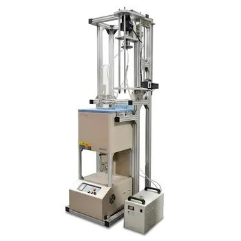 500C真空立式管式炉 84mm外径样品旋转升降系统