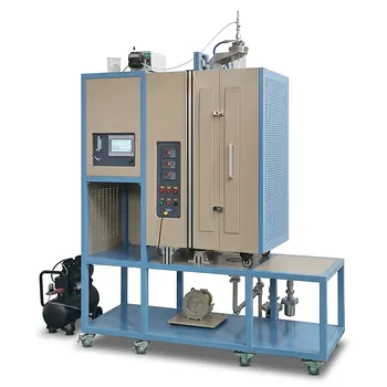 나노입자 합성 및 고급 산화물 코팅용 1500C 3존 수직 열분해로