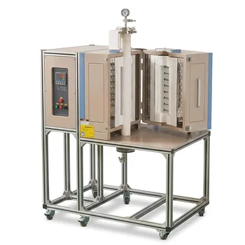 用于材料淬火和单晶生长的高温1700°C立式开启式管式炉