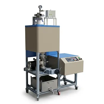 1700℃高温立式管式炉，用于粉末球化和材料烧结