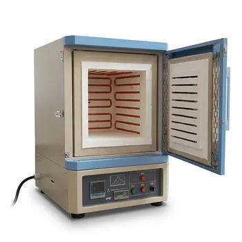 五面加热马弗炉 1200°C 高均匀性 64L 炉膛 16x16x16 英寸工业热处理