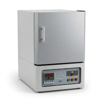 1500°C 高温台式马弗炉 3.6L 氧化铝纤维炉膛 可编程控制器 烧结退火碳化热处理系统