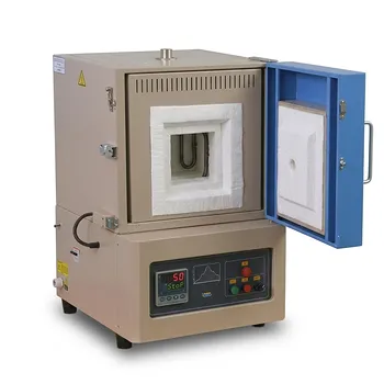 用于材料研究和热处理的 1800°C 台式超高温箱式炉，配备蓝宝石观察窗和顶部进料口
