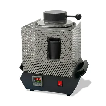 紧凑型坩埚熔炼炉 1100°C 可编程温控金属烧结设备