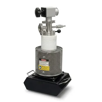 用于高真空贵金属熔炼与材料研究的 1100°C 高温紧凑型顶装式立式真空管式炉