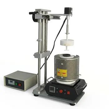 适用于手套箱和空气敏感合金研究的1100C带搅拌功能坩埚熔炼炉