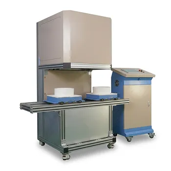 1700°C 高温底装式立式炉 双工位样品处理系统 18L 大容量热处理设备