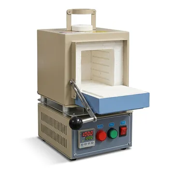 Compact 1000C 马弗炉，配备可编程控制器及用于真空与气氛材料研究的 2 英寸顶部端口