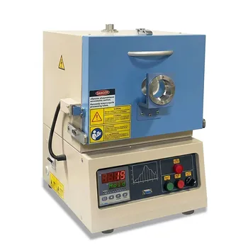 1700°C 高温混合式马弗炉与管式炉，带真空法兰和氧化铝处理管的可编程 PID 控制箱式系统