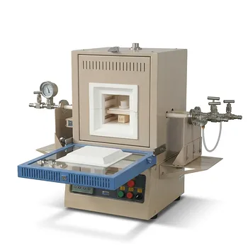 1700C 紧凑型混合炉，配备双层箱式烧结与可控气氛氧化铝管