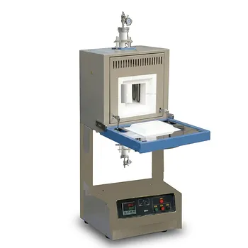 高温立式混合炉（带氧化铝管和碳化硅加热），适用于 SOFC 纽扣电池测试及气氛处理