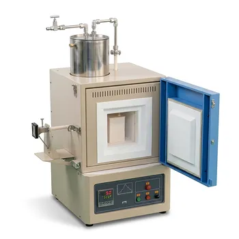 1700°C 台式高温马弗炉，集成蒸发颗粒收集系统及 8x8x8 氧化铝纤维炉膛