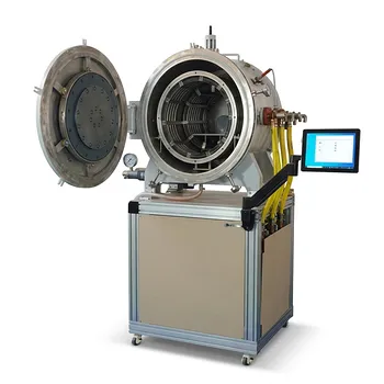 1600°C 冷壁高真空腔体炉，配备钼加热器与400mm立方体工作区