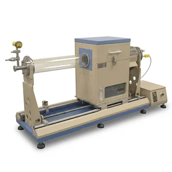 快速热处理滑动管式炉，配4英寸外径石英管及900°C红外加热