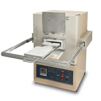 1700°C 带有滑动平台的高温箱式炉，用于快速加热和冷却的热处理系统