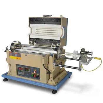 1200°C 高温 4 英寸管式炉，带用于 CVD 系统的滑动法兰