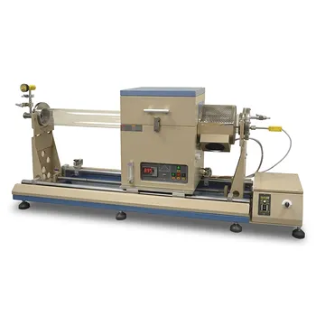 900 ºC 最高温度滑轨式 RTP 管式炉，配备红外快速加热和 4 英寸外径石英管