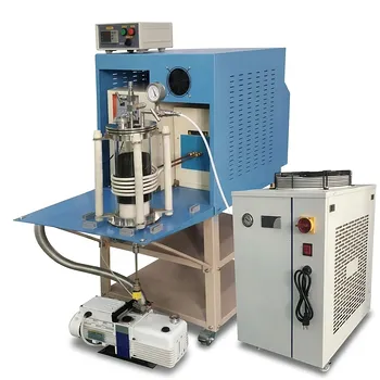 带5英寸石英管与2200℃温度控制器的15KW感应加热系统