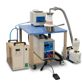 1900°C 最高高温 7KW 真空感应熔炼系统，配 60mm 石英管及手动温度控制，适用于金属合金研究