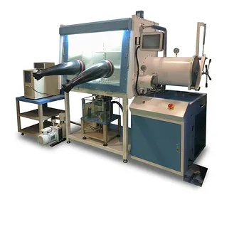 适用于金属合金加工的集成超高纯手套箱高温感应熔炼系统