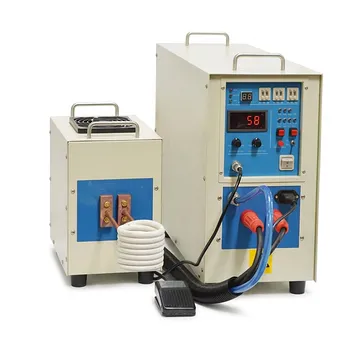高频台式感应加热器 15 KVA 感应加热系统，带自动定时控制，适用于材料研究与金属熔炼
