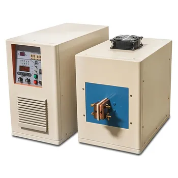 35KW 30-80 KHz 高频台式感应加热器，配备精密定时控制，适用于工业材料研究与金属加工