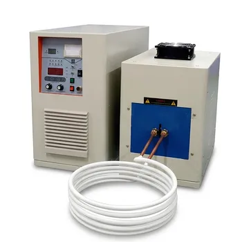 25KW大功率感应加热系统，配备精密定时控制及80kHz频率，适用于金属熔炼与热处理