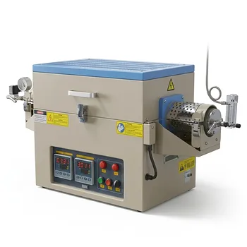 1100°C 双温区氢气管式炉（带石英管及集成式氢气泄漏检测系统）