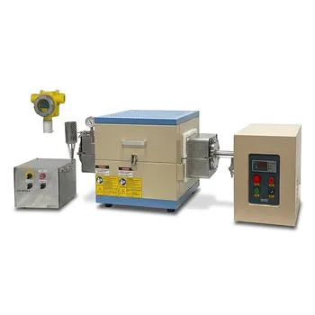 1100°C 氢气气氛管式炉（配 5 英寸熔融石英管及集成安全监控系统）