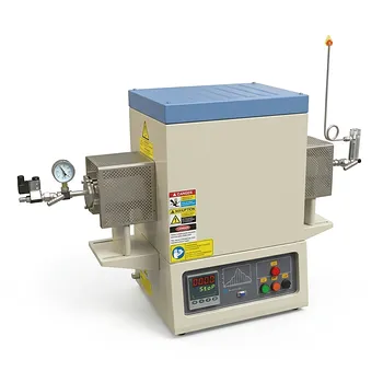 1700℃氢气气氛管式炉，配备60mm氧化铝工艺管与集成式氢气安全检测器