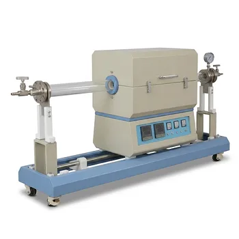 双温区快速加热管式炉 高温真空气氛系统