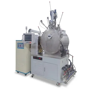 Horizontal Vacuum Induction Melting Furnace for Metal Alloy Preparation and High Temperature Graphite Sintering