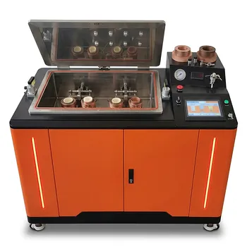 Four Station Automatic Vacuum Induction Melting Furnace High Frequency Alloy Sample Preparation System